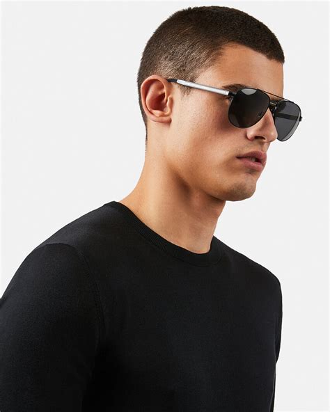 versace logomania sunglasses|authentic versace men's sunglasses.